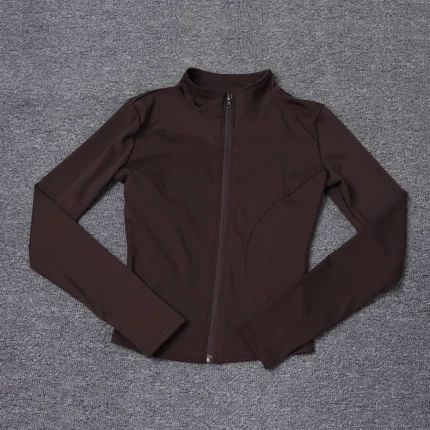 Women's Long Sleeve Zip Workout Jacket