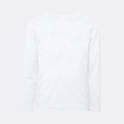 Mens long sleeve thermal T-shirt, white