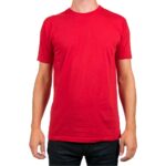 Red round neck T-shirt