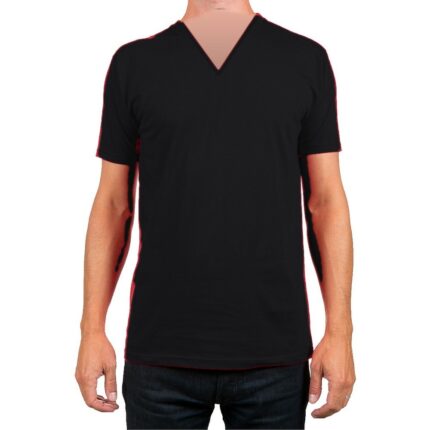 Black V neck T-shirt